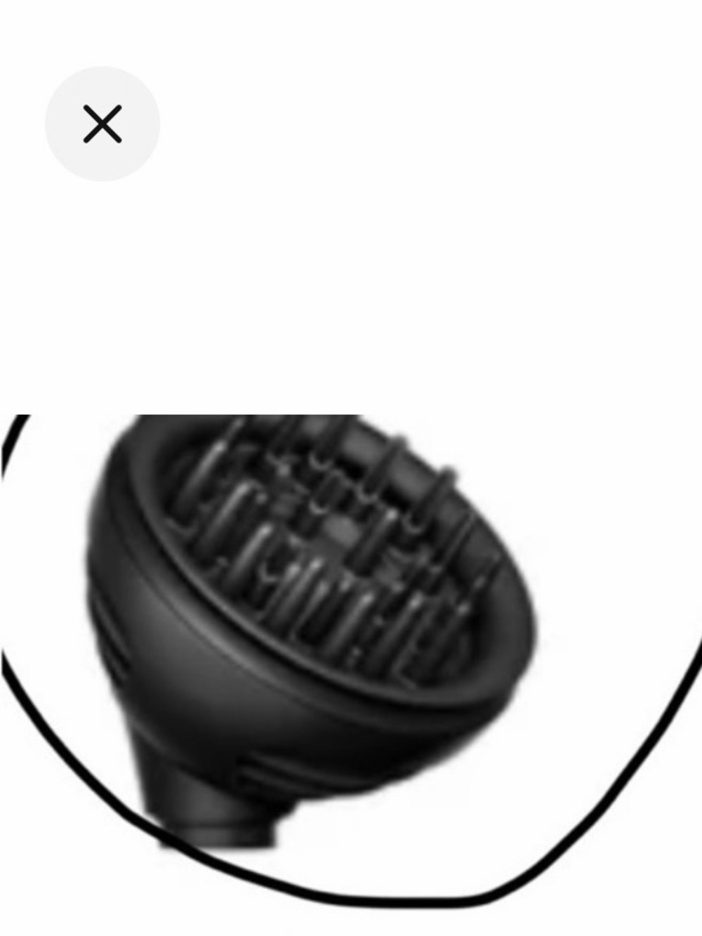 Dyson Hair Diffuser Attachment